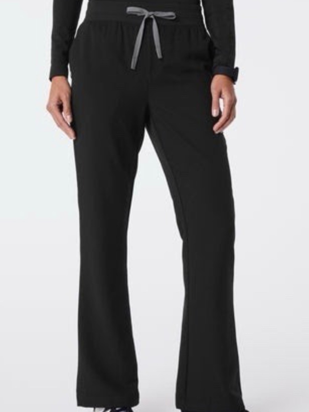 Black Cordova High Waisted Flare - Scrub Pant